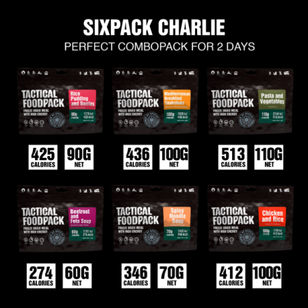 Matkatoit Tactical Sixpack Charlie 530g
