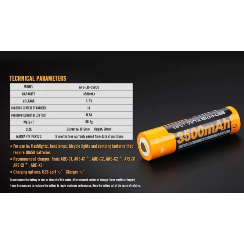 Rechargeable Battery FL-ARB