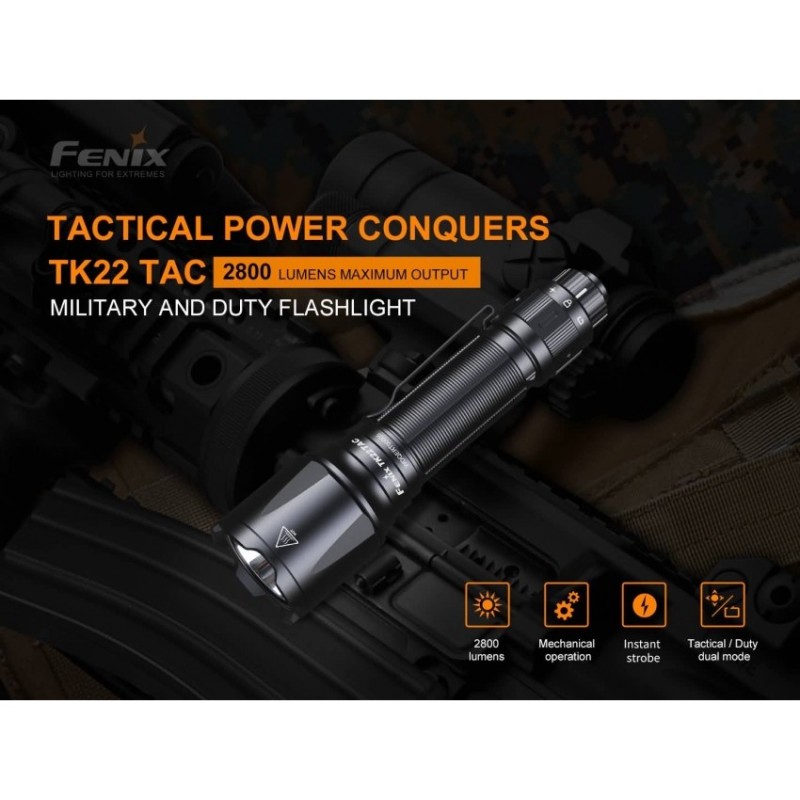 Flashlight Fenix TK22 TAC