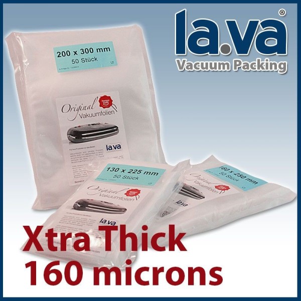 Lava R-VAC Vacuum Sealer Bags. 15X30 CM.  50 pcs.